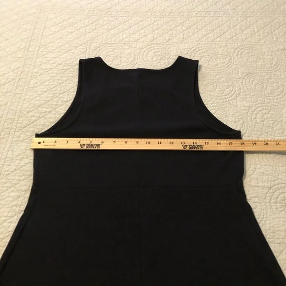 Everlane Party of One black tank dress. Size medium. - Picture 7 of 10